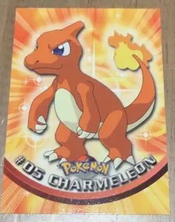 Pokemon Charmeleon Foil #05 from Topps Black Logo in NM condition! - Image 1