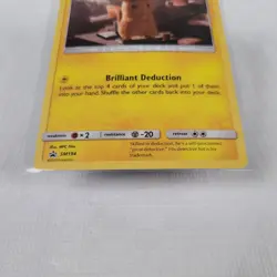 Detective Pikachu SM194 Cosmos Holo Sun & Moon Pokemon Near Mint Black Star - Image 3