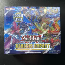 Yu-Gi-Oh Cards - Genesis Impact - Booster BOX (24 Packs) - New Factory Sealed - Image 1