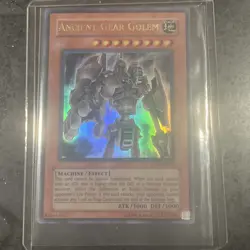 Yugioh! Ancient Gear Golem TLM-EN006 Ultra Rare Unlimited Ships Same Day - Image 1