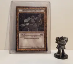 Yugioh Dungeon Dice Monsters DDM Giant Soldier of Stone English Card & JP Figure - Image 1
