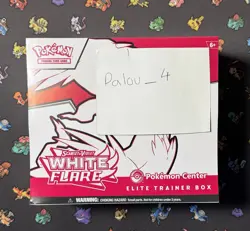 Pokemon TCG White Flare Pokemon Center Elite Trainer Box ETB SEALED - Image 1