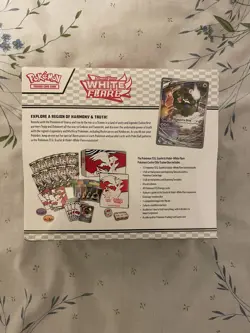 Pokemon TCG White Flare Pokemon Center Elite Trainer Box ETB SEALED - Image 2