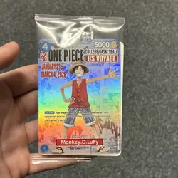 One Piece College Basketball US Voyage Monkey.D.Luffy Card SEALED - Image 1