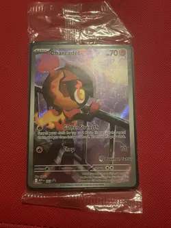 Pokemon TCG Phantasmal Flames Charcadet 022 Promo Pokemon Center Stamped Sealed - Image 1