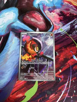 Pokemon TCG Charcadet 022 Pokemon Center ETB Stamped Promo Phantasmal Flames - Image 1