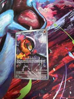 Pokemon TCG Charcadet 022 Pokemon Center ETB Stamped Promo Phantasmal Flames - Image 2