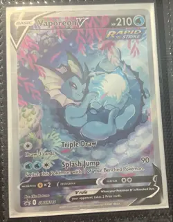 VAPOREON V PROMO SWSH181 VAPOREON VMAX PREMIUM COLLECTION 2021 POKEMON SWORD - Image 1