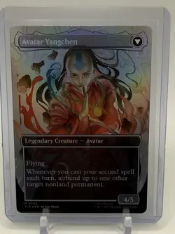MTG The Legend Of Yangchen Avatar Magic TLA Borderless Saga NM 0354 Foil - Image 2