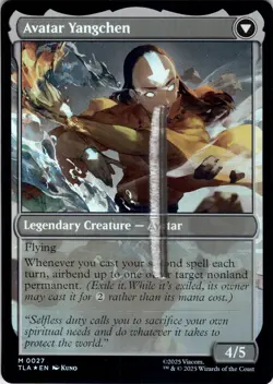 The Legend of Yangchen FOIL Avatar: The Last Airbender Magic MTG NM - Image 2