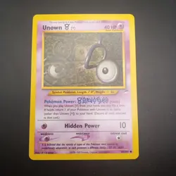 UNOWN V 89/105 - Neo Destiny - 1995-2000 - VINTAGE WotC Pokemon CARD - NM - Image 1
