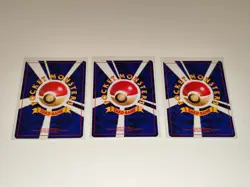 🇯🇵 NM Pokemon Bulbasaur Charmander Squirtle Kanto Base Set Starter Trio 1996 - Image 3