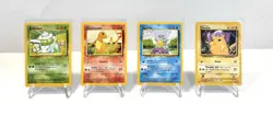 Bulbasaur Charmander Squirtle Pikachu 1999 Base Set Pokemon * PACK FRESH NEW! * - Image 1