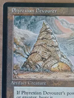 MTG Alliances Phyrexian Devourer Magic the Gathering Card Corner Damage - Image 3