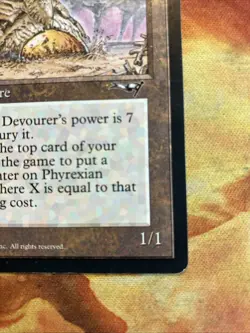 MTG Phyrexian Devourer Alliances Very Lightly Played Condition Rare Vintage! - Image 5