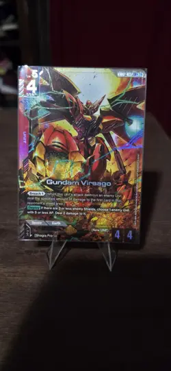 Gundam TCG Card Game Dual Impact GD02-055 LR+ Gundam Virsago Alt Art NM Rare - Image 1