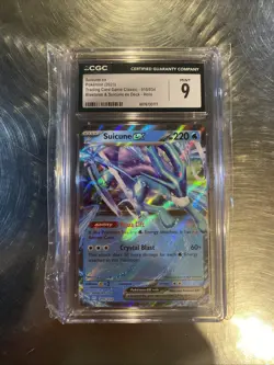 Pokemon TCG Suicune EX 010/034 Holo Trading Card Classic Game - Image 1