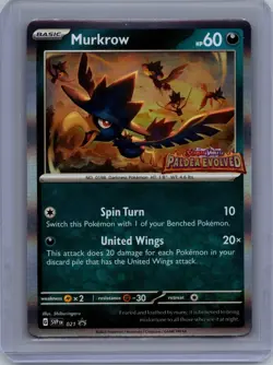 Murkrow - (Prerelease) Promo SV: Scarlet & Violet Promo Cards 021 NM - Image 1