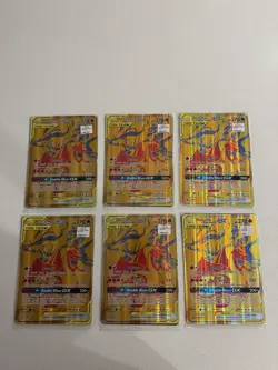 Pokemon (6) Pikachu & Zekrom AND (6)Reshiram & Charizard GX Jumbo Cards LOT MINT - Image 1