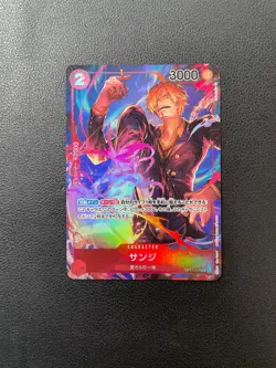 One Piece Card Game Sanji OP01-013 R Parallel Japanese Romance Dawn BJAH - Image 1