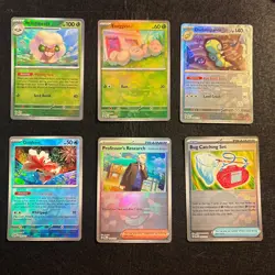 Pokemon Prismatic Evolutions PokeBall Holo Lot 6 Cards Near Mint - Image 1