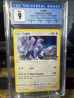 Lugia - (Prerelease) SWSH069 SWSH: Sword & Shield Promo Cards Holo CGC 9 - Image 1