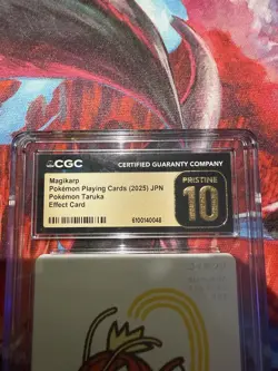 Magikarp Taruka - CGC Pristine 10 - Japanese Pokemon Effect Card - Image 2