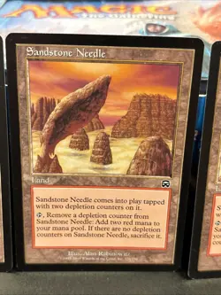 4x Sandstone Needle Mercadian Masques Mtg Magic LP - Image 3