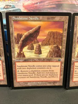 4x Sandstone Needle Mercadian Masques Mtg Magic LP - Image 4