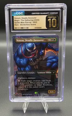 Magic Venom, Deadly Devourer-Borderless 0022 Spider-Man Regular CGC Pristine 10 - Image 1