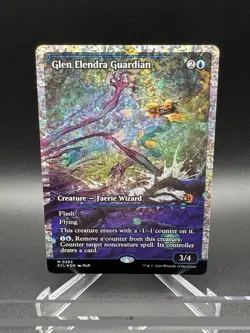 Glen Elendra Guardian (0393) (Showcase) (Fracture Foil) - Lorwyn Eclipsed MTG - Image 1