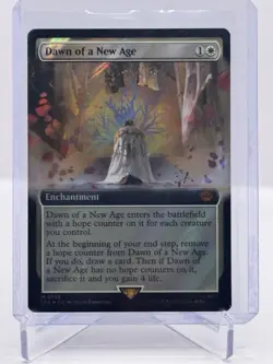 Dawn of a New Age : MTG *SURGE FOIL* Lord of Rings #0758 / NM - Image 1