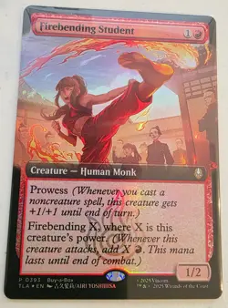 Firebending Student (Extended Art) Buy-A-Box Promos Foil - Image 1