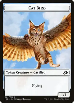 MTG Cat Bird ** Ikoria: Lair of Behemoths Tokens ** English (NM) - Image 1