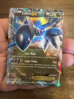 Pokemon TCG Latios-EX XY Black Star Promos XY72 Holo Promo - Image 1