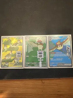 Pidgeot EX 225/197 Pidgeotto 208 Pidgey 207 Pokemon Obsidian Flames NM - Image 1