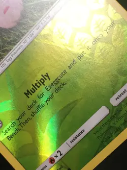 Pokemon TCG Exeggcute 1/131 SM Forbidden Light Common Reverse Holo NM - Image 2