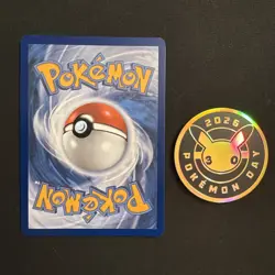 Pikachu 051 /162 Stamped 2026 Pokemon Day 30 Promo TCG With Coin - Image 2