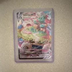 Pokemon TCG Snorlax VMAX Sword & Shield Base Set 142/202 - Image 1