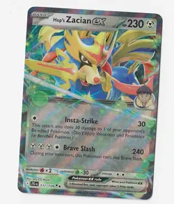Hops ZACIAN ex, Journey Together, Pokemon, basic, Full art 111/159 - Image 1