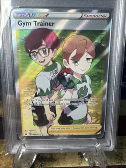 Gym Trainer (Full Art) 068/072 Shining Fates Holo PSA 10 2021 Pokemon - Image 2