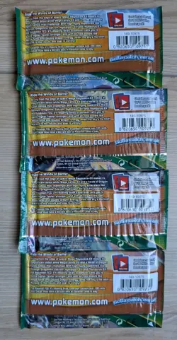 2016 POKEMON XY ROARING SKIES Booster Packs Complete Pack Art Set - Image 2