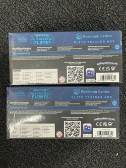 LOT of (2) Phantasmal Flames Pokemon Center Elite Trainer Boxes (ETB) Sealed - Image 2