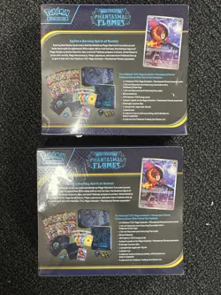 LOT of (2) Phantasmal Flames Pokemon Center Elite Trainer Boxes (ETB) Sealed - Image 4