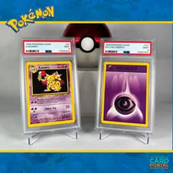 Kadabra & Psychic Energy - Pokemon TCG - 1999 Base Set - Unlimited Ed. - PSA 9 - Image 1