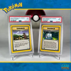 Sprout Tower & Time Capsule - Pokemon TCG - Neo Genesis - 1st Edition - PSA 9 - Image 1