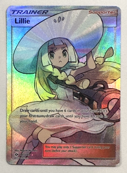 2017 Pokemon Sun & Moon Lillie Ultra Rare Full Art Holo - Image 1