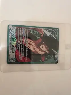 Dracule Mihawk - OP14-020 (Alternate Art) OP14-020 The Azure Sea's Seven Foil - Image 2