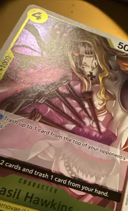 ONE PIECE TCG: Basil Hawkins OP10-109 x4 PRB Reprint Special foiling - Image 2
