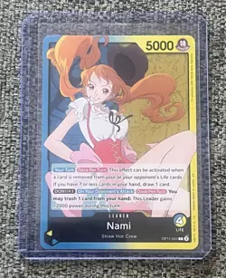 One Piece Nami OP11-041 Leader A Fist Of Divine Speed - Image 1